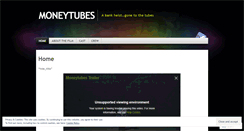 Desktop Screenshot of moneytubesmovie.wordpress.com