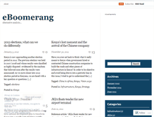 Tablet Screenshot of eboomerang.wordpress.com