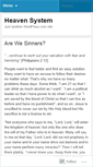 Mobile Screenshot of heavensystem.wordpress.com