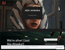 Tablet Screenshot of jediahsoka.wordpress.com