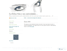 Tablet Screenshot of ladolcesita.wordpress.com