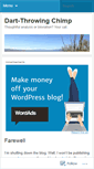 Mobile Screenshot of dartthrowingchimp.wordpress.com