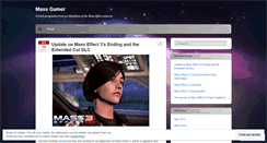 Desktop Screenshot of massgamer.wordpress.com