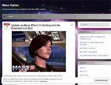 Tablet Screenshot of massgamer.wordpress.com