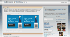 Desktop Screenshot of defendingcfc.wordpress.com