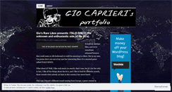 Desktop Screenshot of giocaprieri.wordpress.com