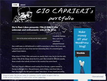 Tablet Screenshot of giocaprieri.wordpress.com