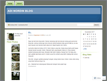 Tablet Screenshot of adinordin.wordpress.com