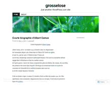 Tablet Screenshot of grosselose.wordpress.com