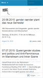 Mobile Screenshot of genderraender.wordpress.com
