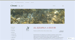 Desktop Screenshot of chromis.wordpress.com