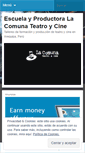 Mobile Screenshot of lacomunateatro.wordpress.com
