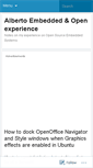 Mobile Screenshot of albertoembedded.wordpress.com