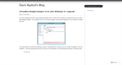 Desktop Screenshot of davisnyabuti.wordpress.com