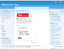 Tablet Screenshot of 360innovative.wordpress.com