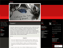 Tablet Screenshot of alasdetintaypapel.wordpress.com