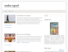 Tablet Screenshot of amateurvagrant.wordpress.com