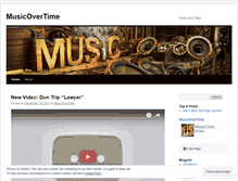 Tablet Screenshot of musicovertime.wordpress.com