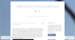 Desktop Screenshot of bomullshuve.wordpress.com