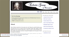 Desktop Screenshot of eclecticgroup.wordpress.com