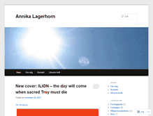 Tablet Screenshot of annikalagerhornconsulting.wordpress.com