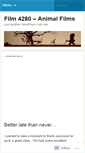 Mobile Screenshot of animalfilms.wordpress.com