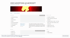 Desktop Screenshot of eadvertizing.wordpress.com