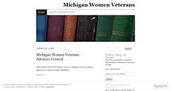 Desktop Screenshot of miwomenvets.wordpress.com