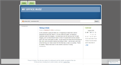 Desktop Screenshot of myofficebuzz.wordpress.com