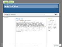 Tablet Screenshot of myofficebuzz.wordpress.com