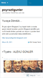 Mobile Screenshot of poyrazligunler.wordpress.com