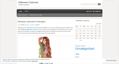 Desktop Screenshot of halloween2010costumes.wordpress.com