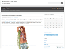 Tablet Screenshot of halloween2010costumes.wordpress.com