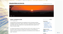 Desktop Screenshot of despiertalaconciencia.wordpress.com