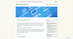 Desktop Screenshot of beginningoracle.wordpress.com