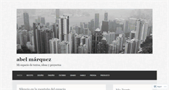 Desktop Screenshot of amarquez.wordpress.com