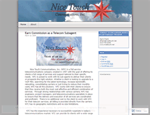 Tablet Screenshot of nicetouchcommunications.wordpress.com