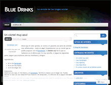 Tablet Screenshot of bluedrinks.wordpress.com