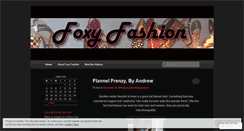 Desktop Screenshot of foxyfashion.wordpress.com