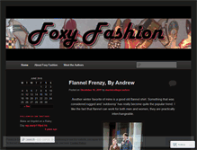 Tablet Screenshot of foxyfashion.wordpress.com