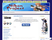 Tablet Screenshot of nihonproject.wordpress.com