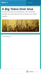 Mobile Screenshot of abigtadoooverglue.wordpress.com
