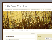 Tablet Screenshot of abigtadoooverglue.wordpress.com