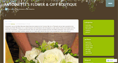 Desktop Screenshot of antoinettesboutique.wordpress.com