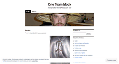 Desktop Screenshot of oneteammock.wordpress.com