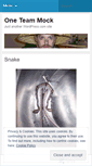 Mobile Screenshot of oneteammock.wordpress.com