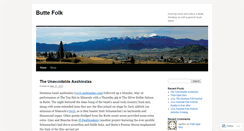 Desktop Screenshot of buttefolk.wordpress.com