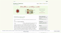 Desktop Screenshot of eternacadencia.wordpress.com