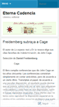 Mobile Screenshot of eternacadencia.wordpress.com