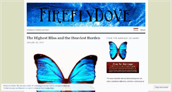 Desktop Screenshot of fireflydove.wordpress.com